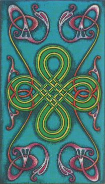 Back of the Hanson-Roberts Tarot